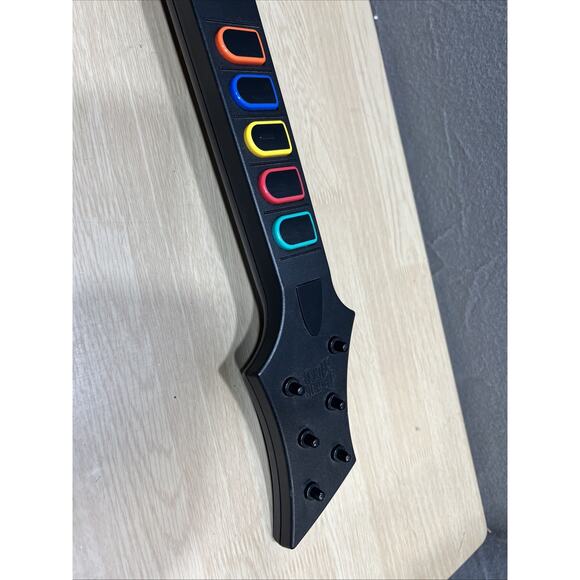 Nintendo Wii Guitar Hero World Tour + Stickers Sunburst Guitar Red Octane Tested - Picture 6 of 7